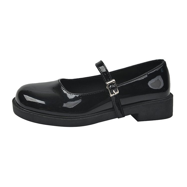 Damen elegante Mary Jane Ballerinas mit praktischen Schnallen und weich gepolsterter Innensohle Heidi-Mode