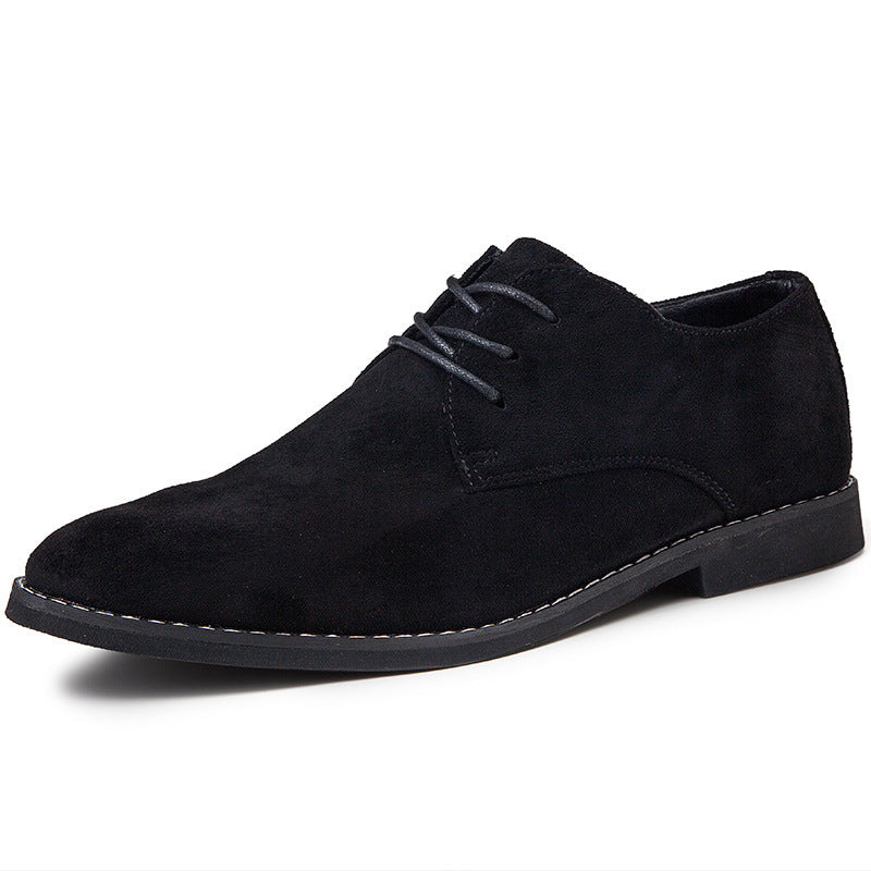 Herren Elegante Schnürschuhe aus weichem Wildleder EB
