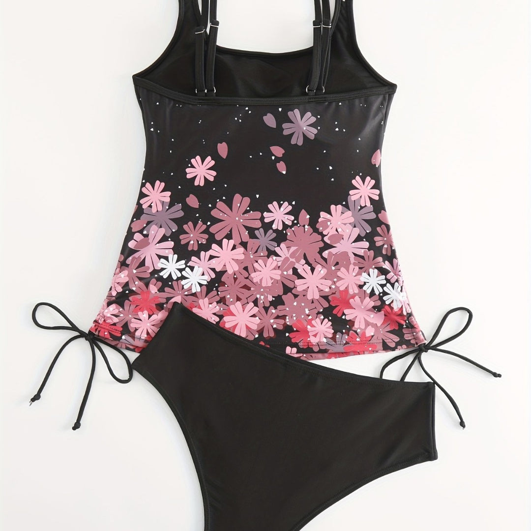 Damen Sport Tankini mit verstellbaren Trägern EB