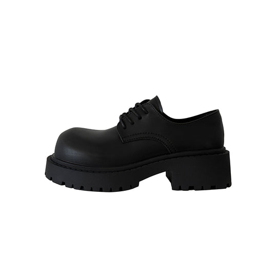 Damen Klassische Schnürschuhe aus hochwertigem Leder mit bequemer Dämpfung EB