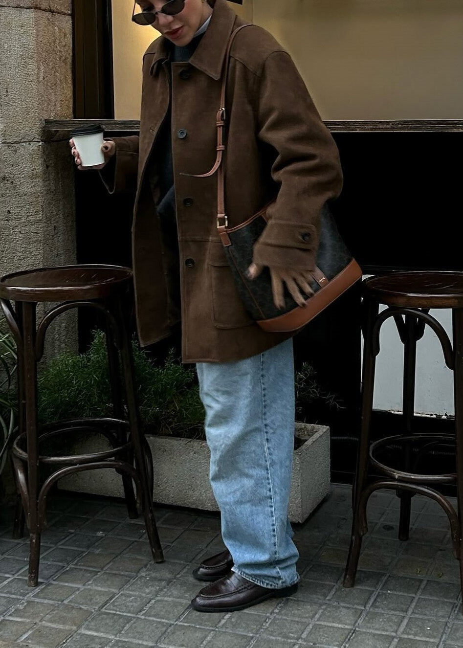 EB | Wildleder Button-Up Jacke
