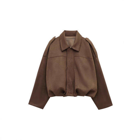 Damen trendige Oversized Jacke EB