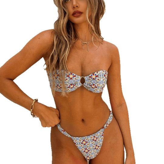 Damen Bandeau Bikini EB