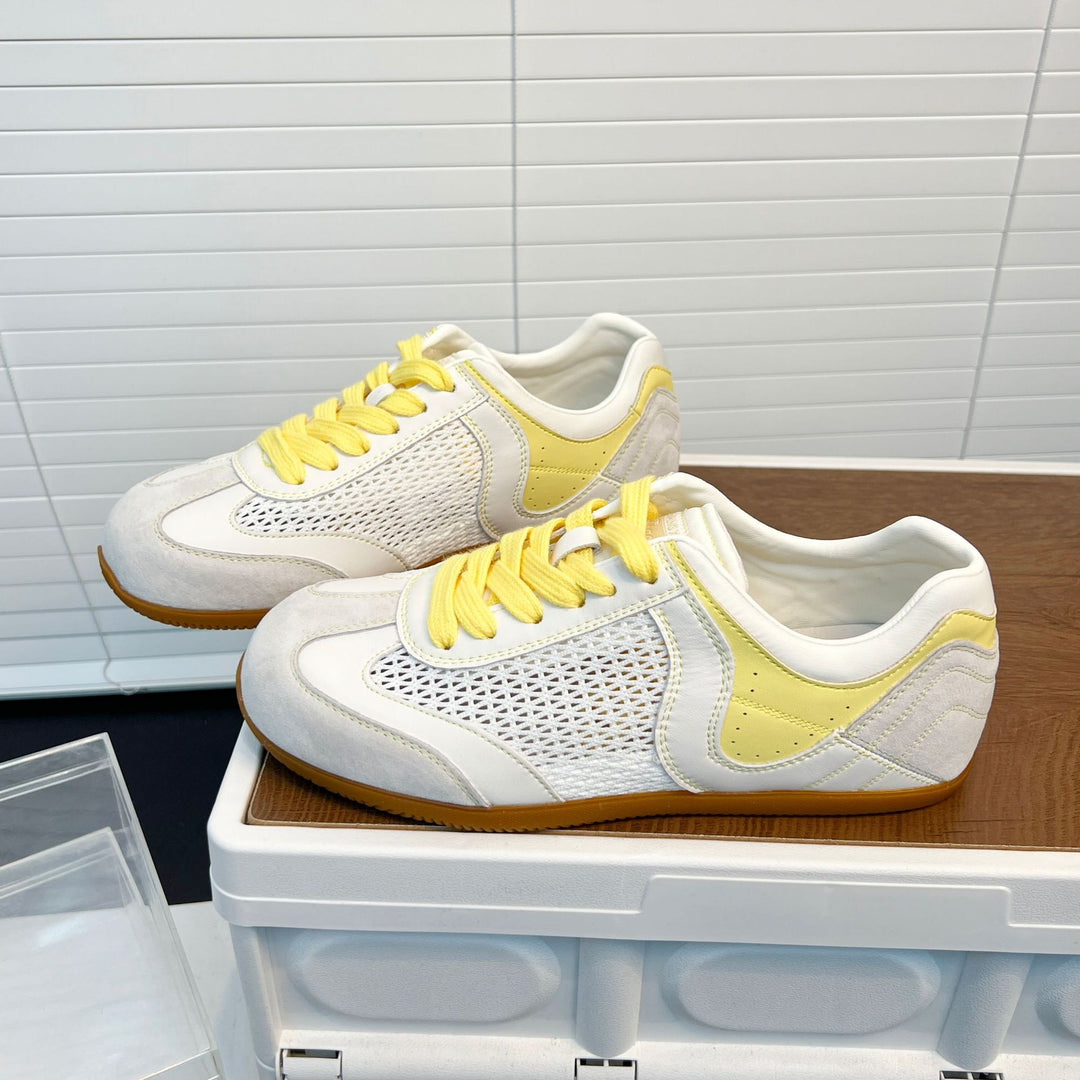 Damen Sportliche Freizeitsneakers mit atmungsaktiver Mesh-Oberfläche und flexibler Sohle EB