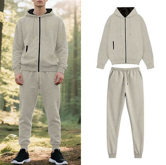 Herren Sportanzug mit stylischem Kapuzenpullover und bequemen Jogginghosen EB