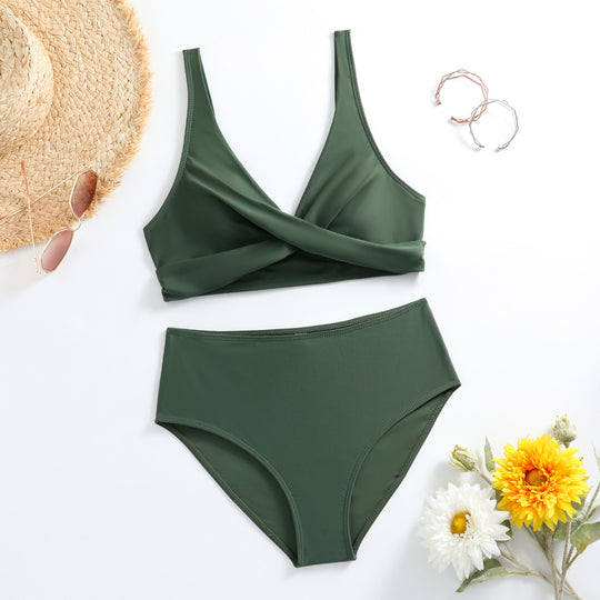 Damen Hochschnitt Bikini-Set EB