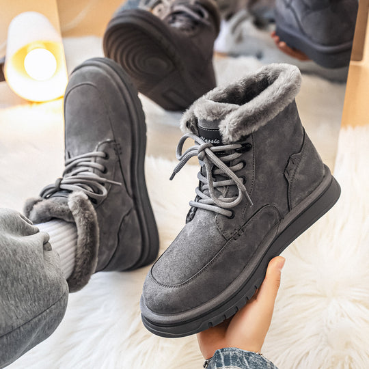Damen Sportliche Winterstiefel mit warmem Innenfutter und rutschfester Sohle EB