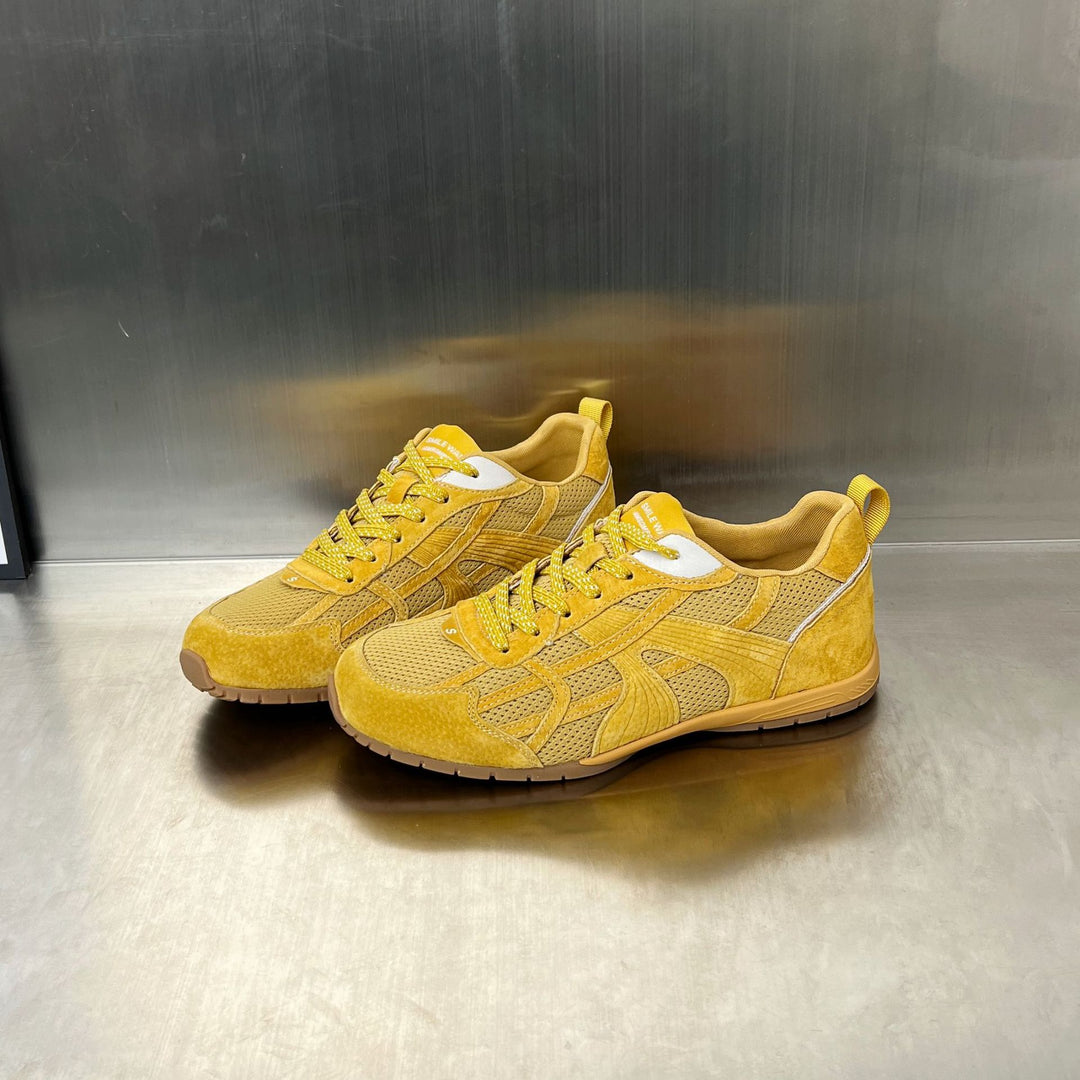 Damen Sportliche Sneakers mit atmungsaktivem Mesh-Obermaterial und rutschfester Sohle EB