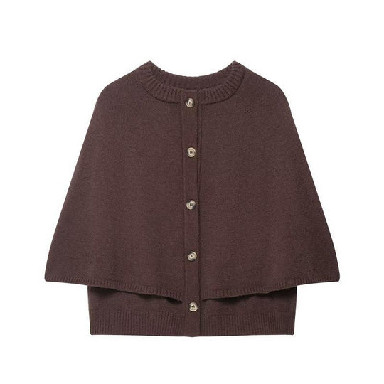 Damen modischer Umhangpullover EB