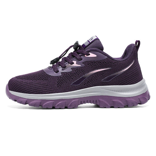 Damen Sportliche Laufschuhe mit dynamischer Schnellschnürung und atmungsaktivem Obermaterial EB