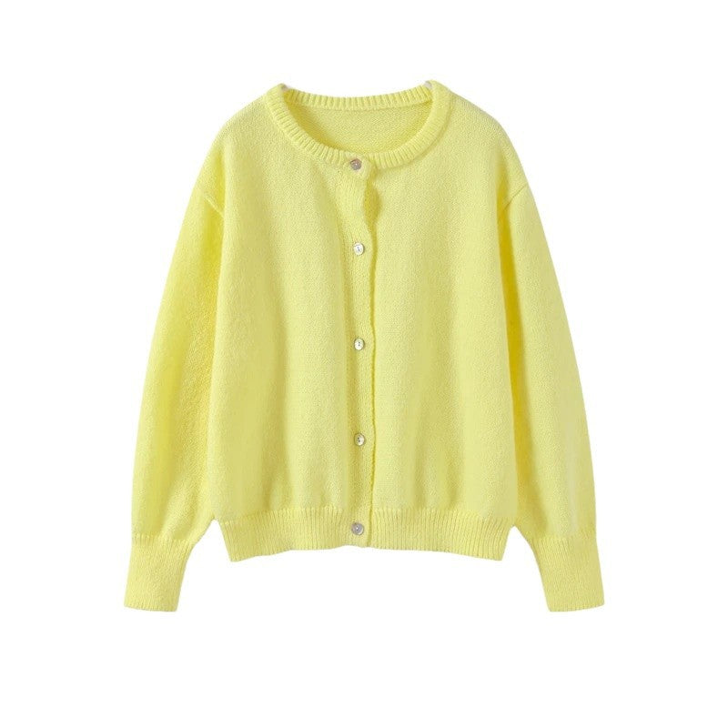 Damen kuscheliger Cardigan aus weichem Mohair EB