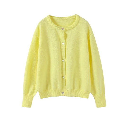 Damen kuscheliger Cardigan aus weichem Mohair EB