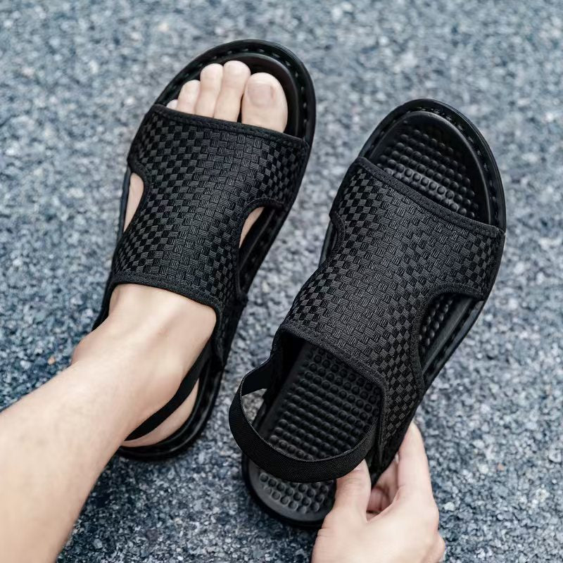 Herren Komfortable Freizeit Sandalen mit atmungsaktivem Obermaterial EB