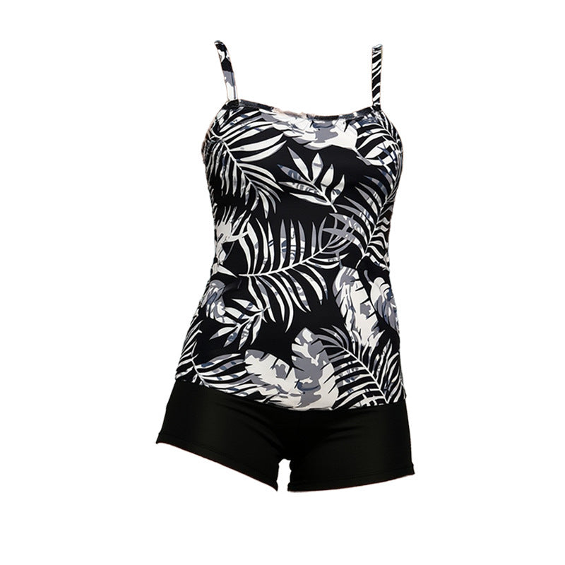 Damen Tankini mit floralem Design und bequemen Shorts EB