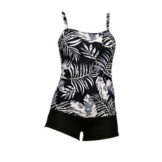 Damen Tankini mit floralem Design und bequemen Shorts EB