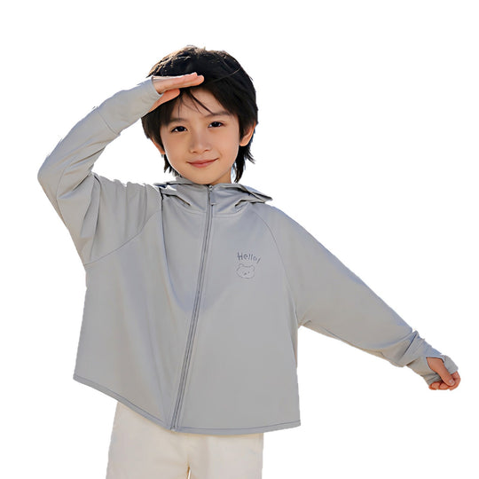 Jungen Funktionsjacke mit UV-Schutz und Kapuze EB