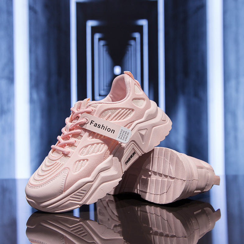 Damen modische athletische Sneakers mit atmungsaktivem Obermaterial EB