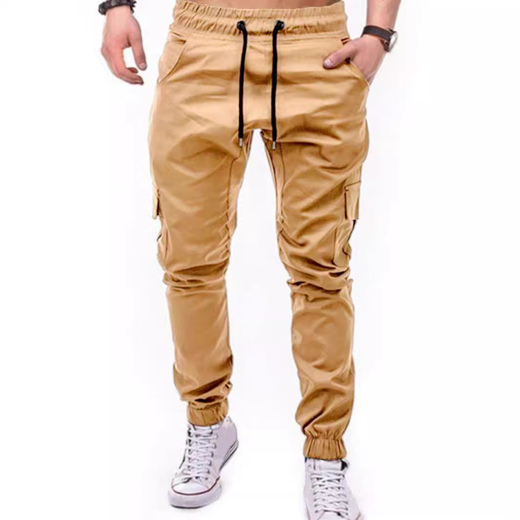 Herren Cargo-Hose mit elastischem Bund und praktischen Multifunktions-Pockets EB