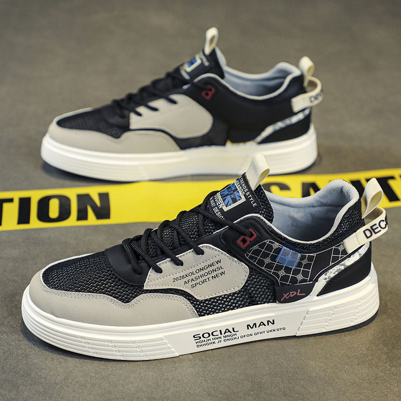 Damen Sportliche Freizeitsneakers mit atmungsaktivem Obermaterial und stoßdämpfender Sohle EB
