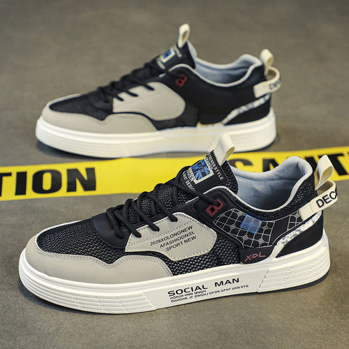 Damen Sportliche Freizeitsneakers mit atmungsaktivem Obermaterial und stoßdämpfender Sohle EB