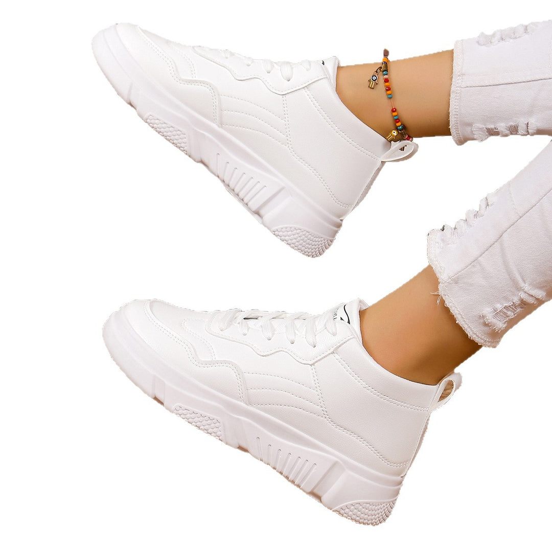 Damen Freizeitsneaker mit hohem Schaft und strukturierter Gummisol EB