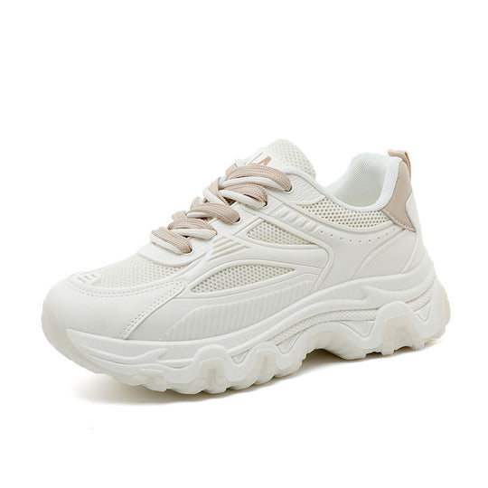 Damen modische Sneakers mit atmungsaktiver Mesh-Oberfläche und rutschfester Sohle EB