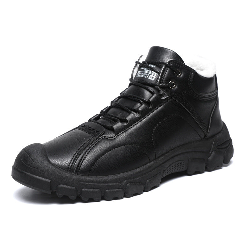 Herren Robuste und warme Winterstiefel mit rutschfester Sohle EB