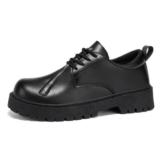 Damen lässige Schnürschuhe mit modischem Reißverschluss und rutschfester Sohle EB