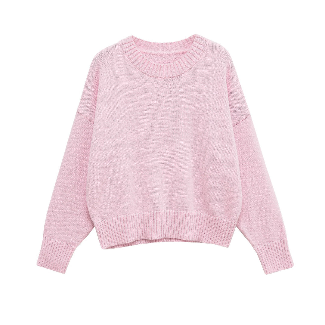 Damen lässiger Oversized Pullover EB
