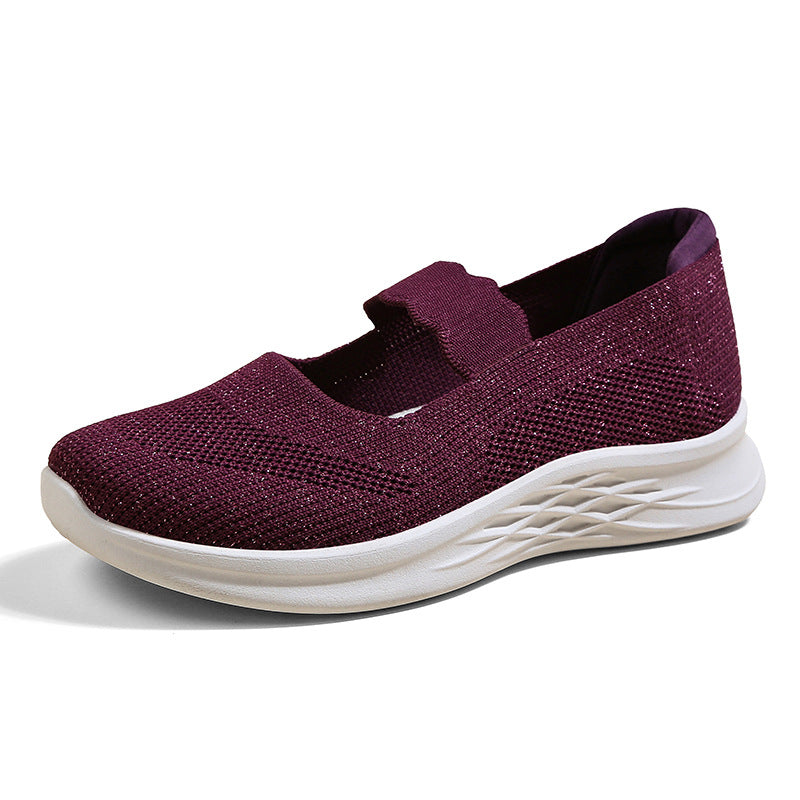 Damen Leichte und atmungsaktive Slip-On Laufschuhe EB