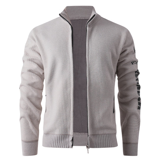 Herren gesteppte Freizeitjacke mit hohem Kragen und modernem Innenfutter EB