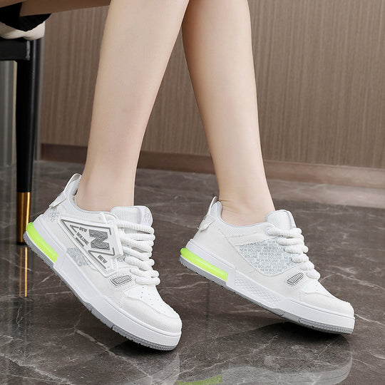 Damen Sportliche Freizeitsneaker mit atmungsaktiver Mesh-Oberfläche und dämpfender Sohle EB