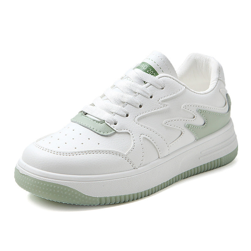 Damen modische Sneakers mit atmungsaktivem Obermaterial und dämpfendem Sohlenprofil EB