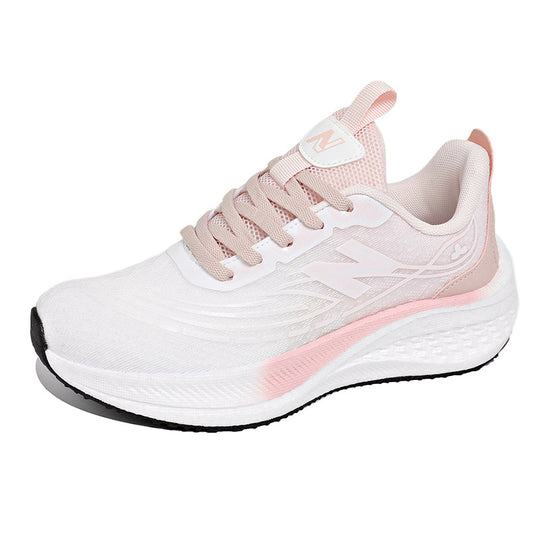 Damen leichte Lauf-Sneaker mit atmungsaktiver Mesh-Oberfläche und dämpfendem Sohlenprofil EB