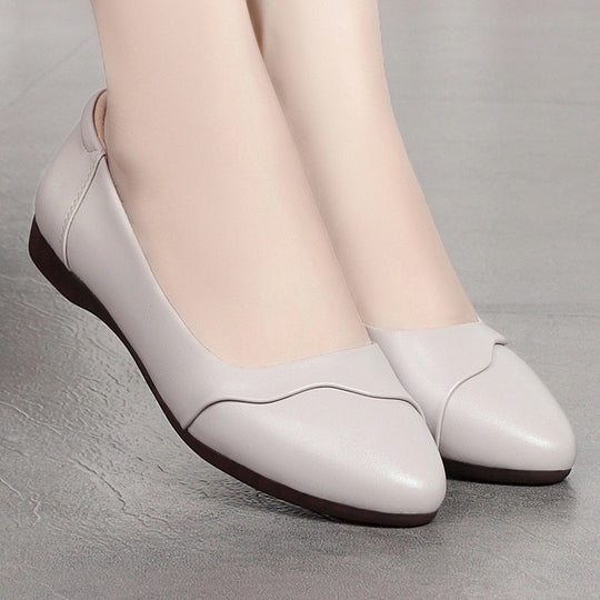 Damen elegante und komfortable Flatschuhe mit geschlossener Spitze EB