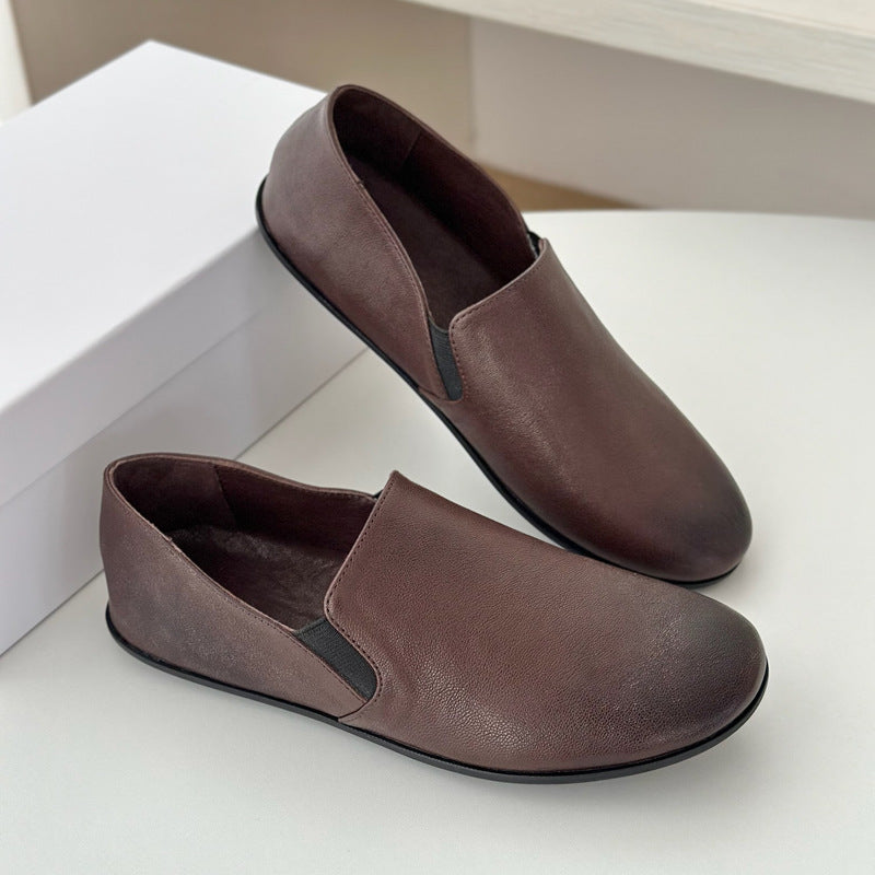 Damen Bequeme und elegante Slipper aus hochwertigem Leder EB