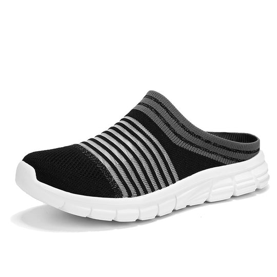 Damen Atmungsaktive Slip-On Sneakers mit elastischem Design und flexibler Sohle EB