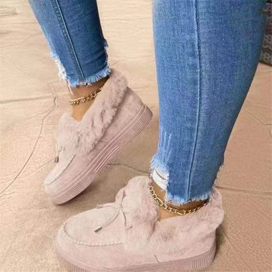 Damen Bequeme und modische Slippers mit kuscheligem Innenfutter EB
