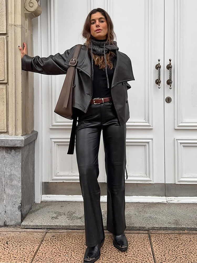Damen jacke mit modischem asymmetrischen Schnitt EB