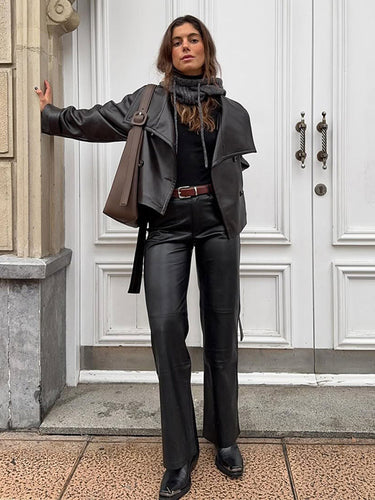 Damen jacke mit modischem asymmetrischen Schnitt EB