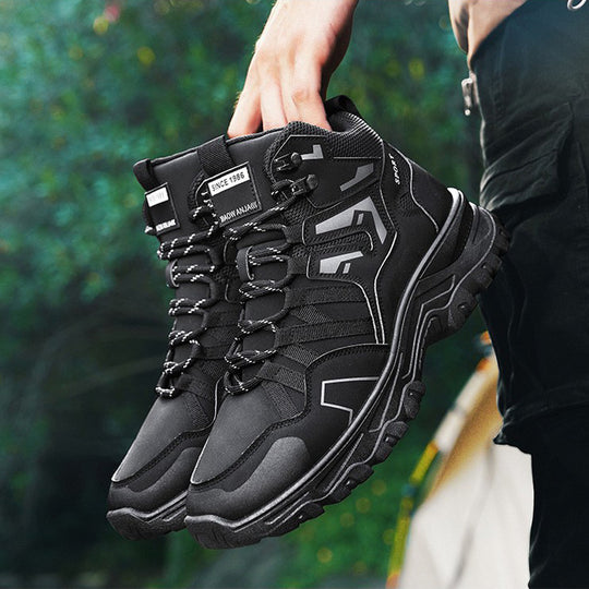 Damen Wanderstiefel mit robustem Obermaterial und rutschfester Sohle EB