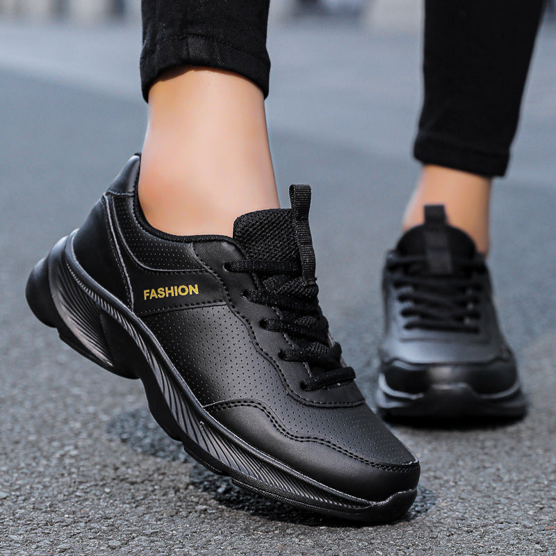 Damen modische Sneakers mit atmungsaktiver Oberflächenstruktur und rutschfester Sohle EB