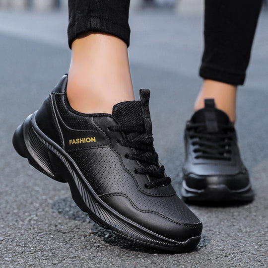 Damen modische Sneakers mit atmungsaktiver Oberflächenstruktur und rutschfester Sohle EB