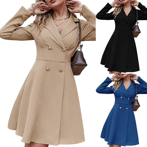 Damen Elegante und modische Blazer-Kleid EB