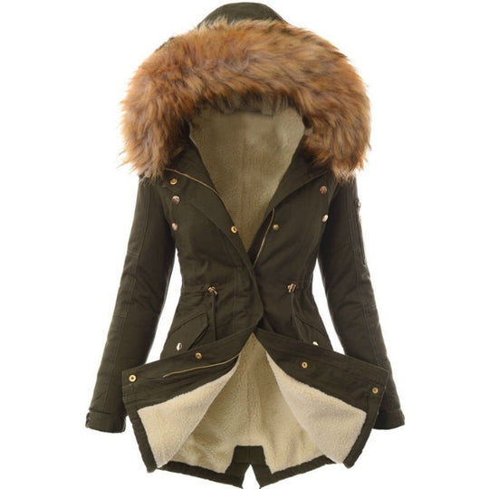 Damen Warm gefütterte Parkajacke EB