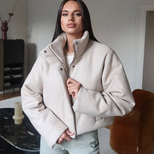 Damen kuschelige und warme Steppjacke EB