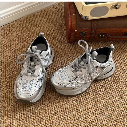 Damen sportliche Sneakers mit exklusivem Dämpfungssystem und atmungsaktiver Masse EB