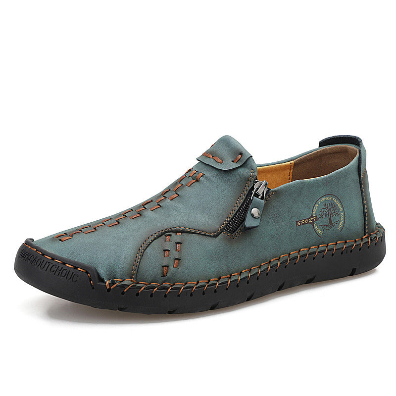 Herren lässige Leder Slipper EB