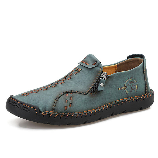 Herren lässige Leder Slipper EB