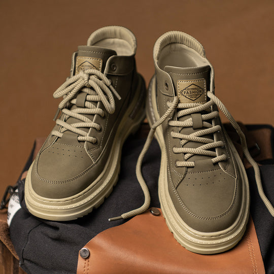 Damen Robuste High-Top Sneakers mit trendigem Design und atmungsaktiver Sohle EB